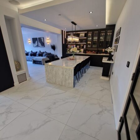1m x 1m Matt Carrarra Porcelain Tiles