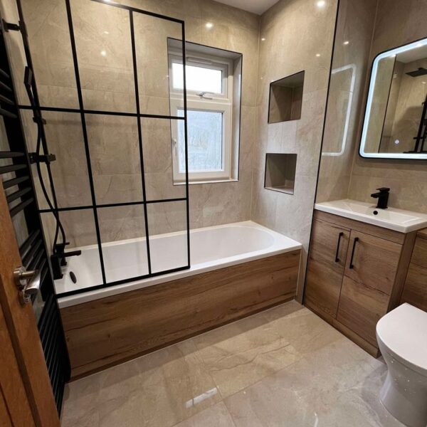 Warm Beige Bathroom Design Morriston
